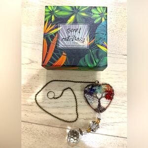Colorful Tree of Life Suncatcher Necklace